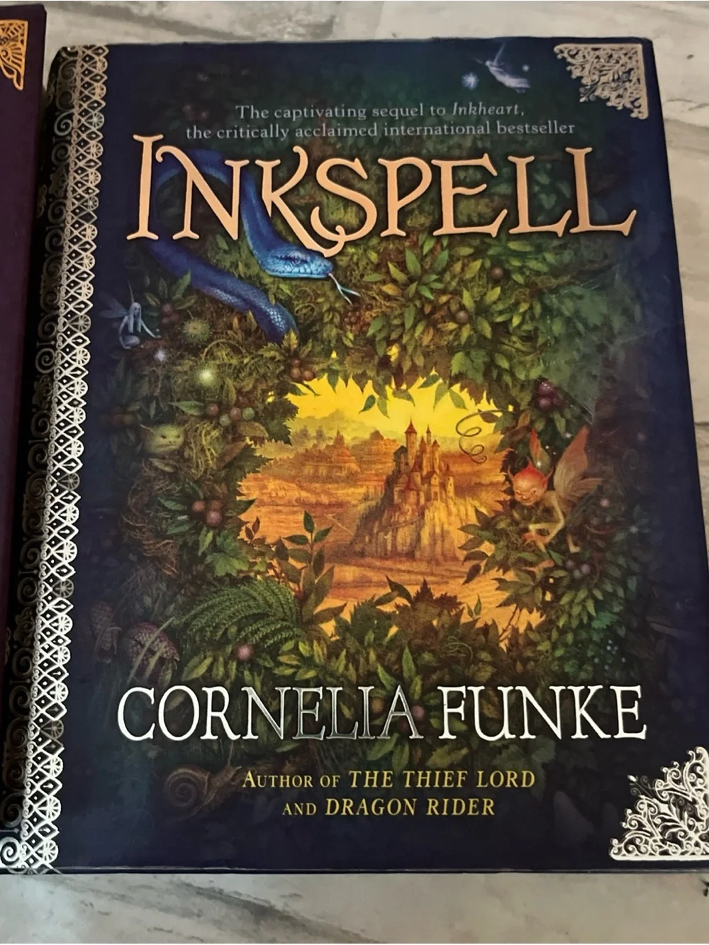Inkspell & Inkdeath Hardcover Book Set - Purple